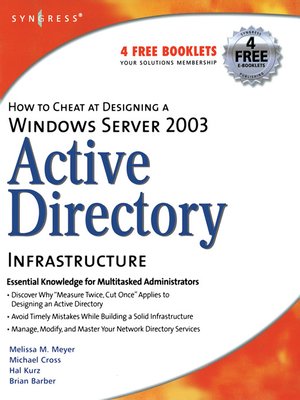 cover image of How to Cheat at Designing a Windows Server 2003 Active Directory Infrastructure